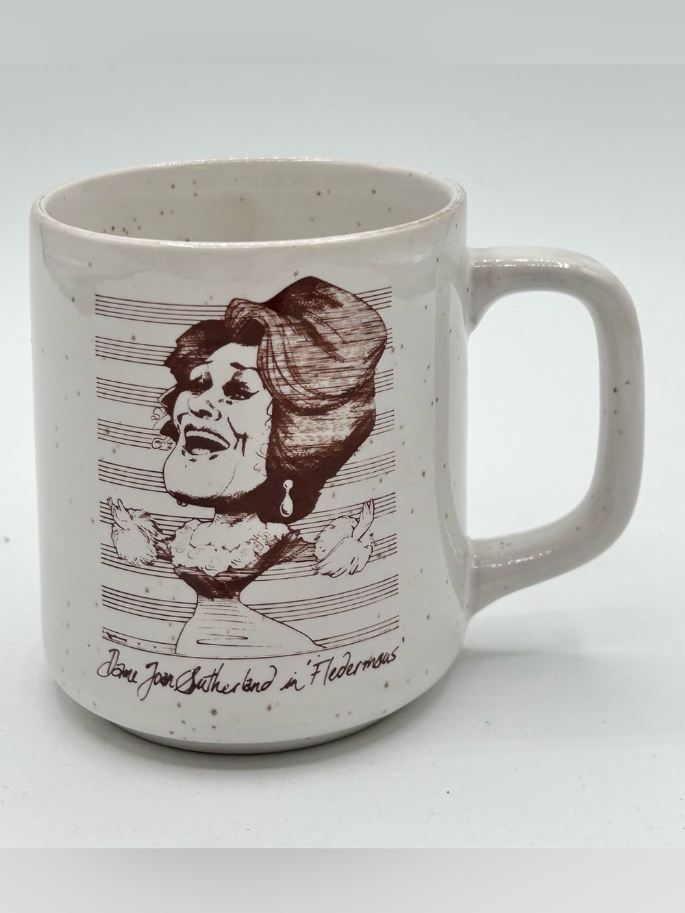 Vintage The Australian Opera Westminster Coffee Mug Stoneware Jane Sutherland